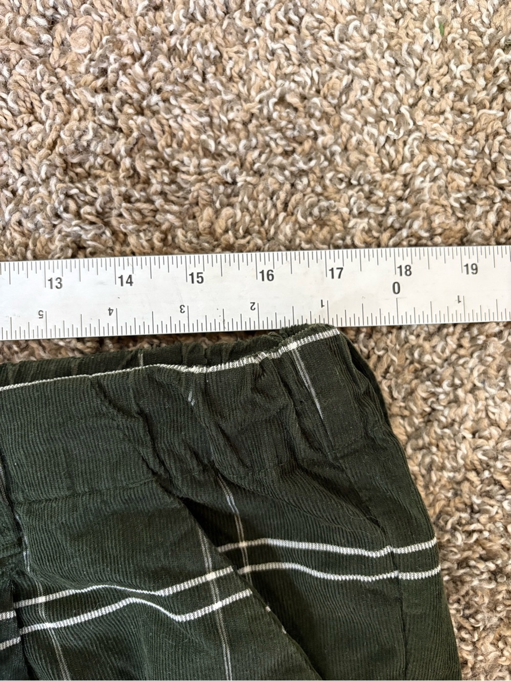 Madewell Corduroy Pull-On Mid-Rise Jogger Pants in Windowpane L - Picture 9 of 11